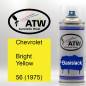 Preview: Chevrolet, Bright Yellow, 56 (1975): 400ml Sprühdose, von ATW Autoteile West.